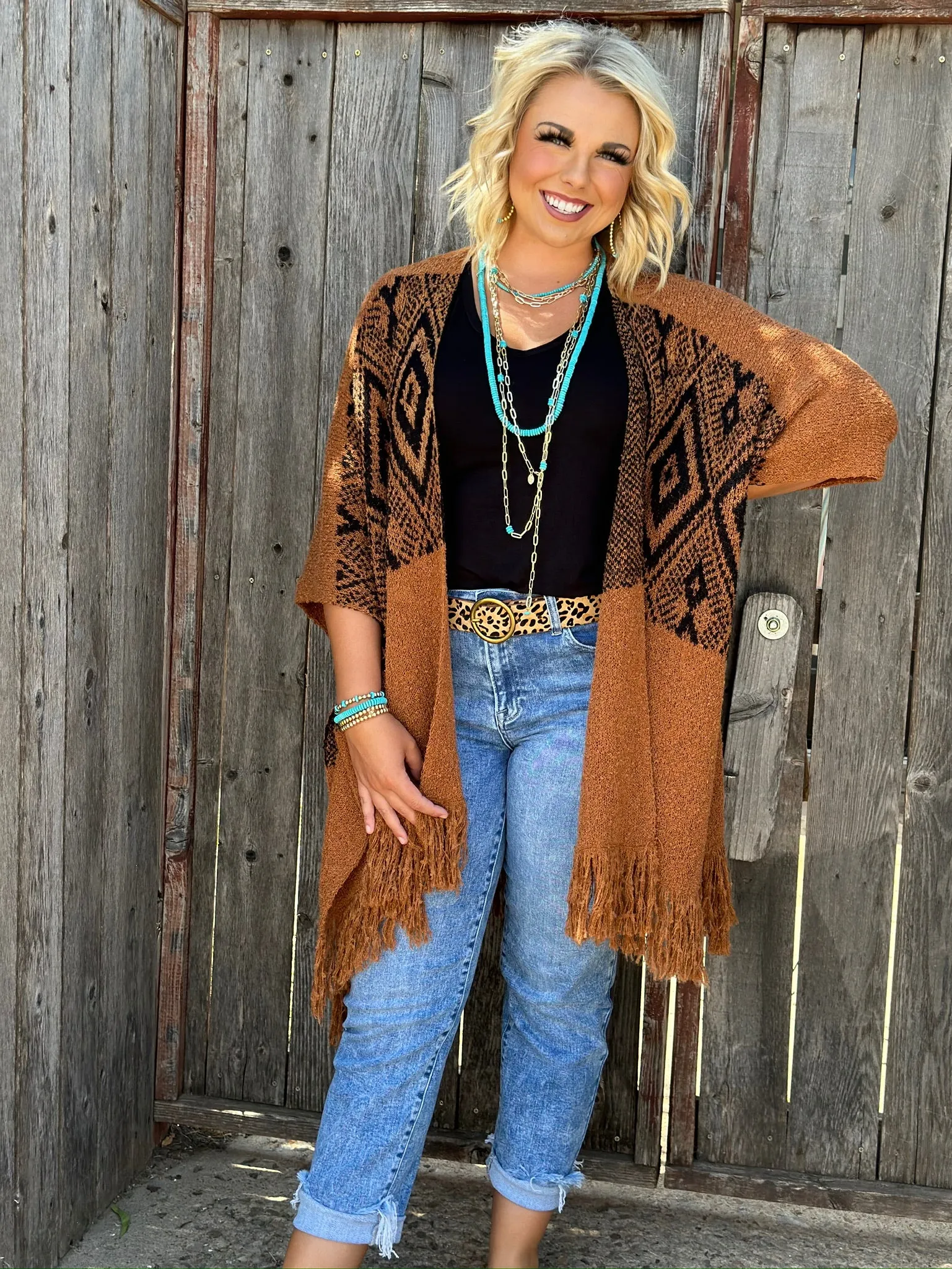 Jill Rust Aztec Kimono