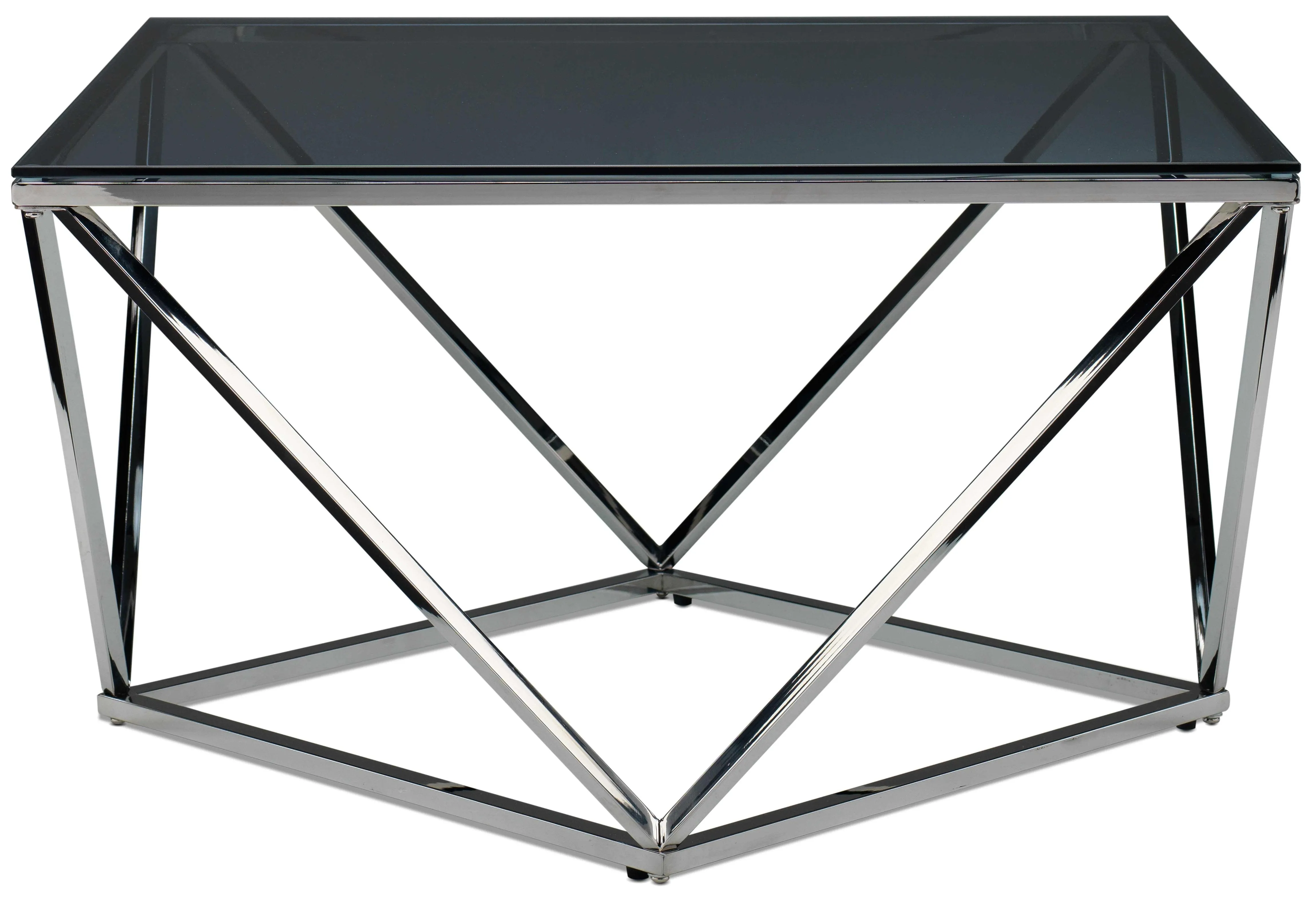 Kieran Coffee Table - Silver/Black