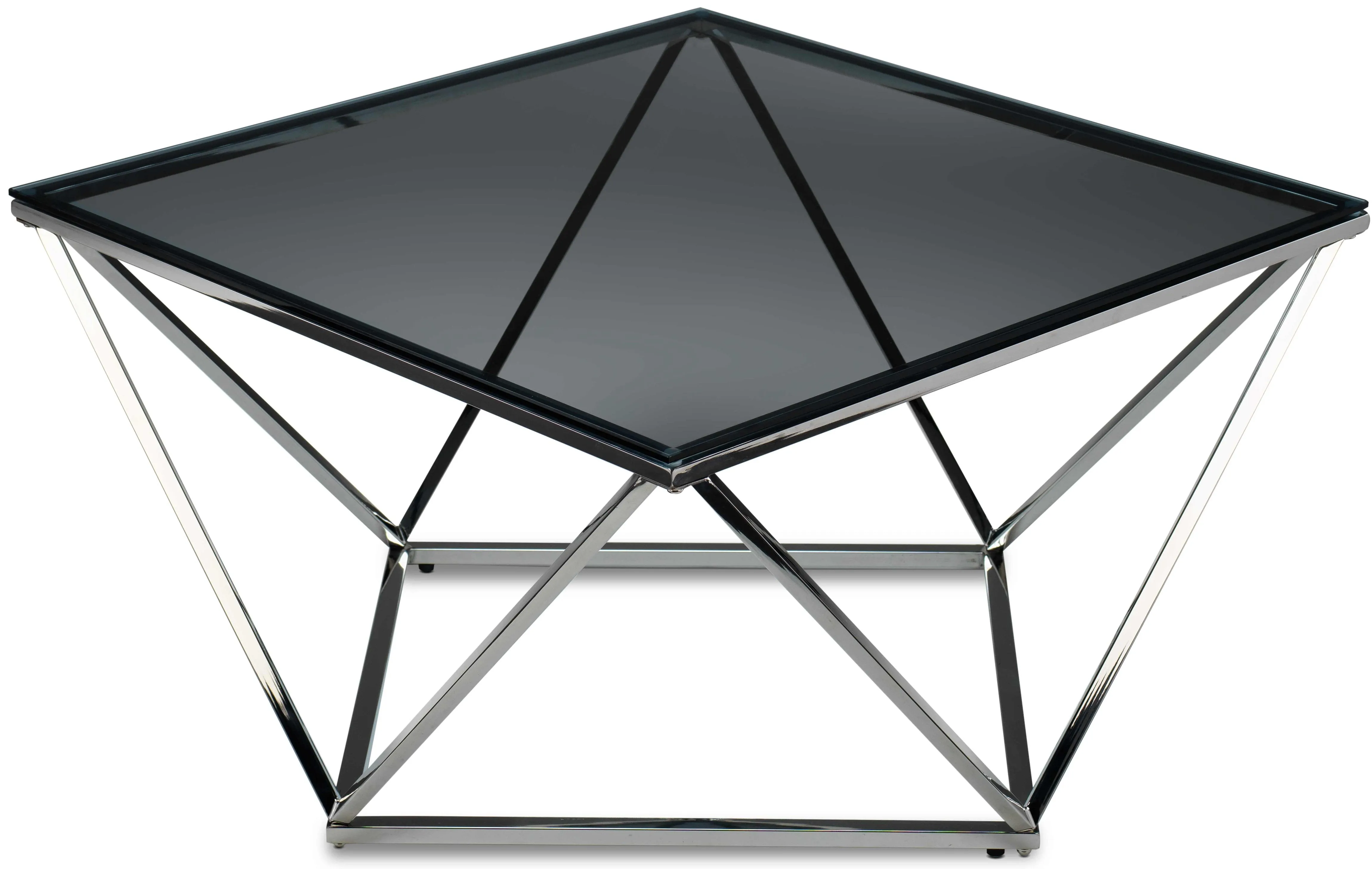 Kieran Coffee Table - Silver/Black