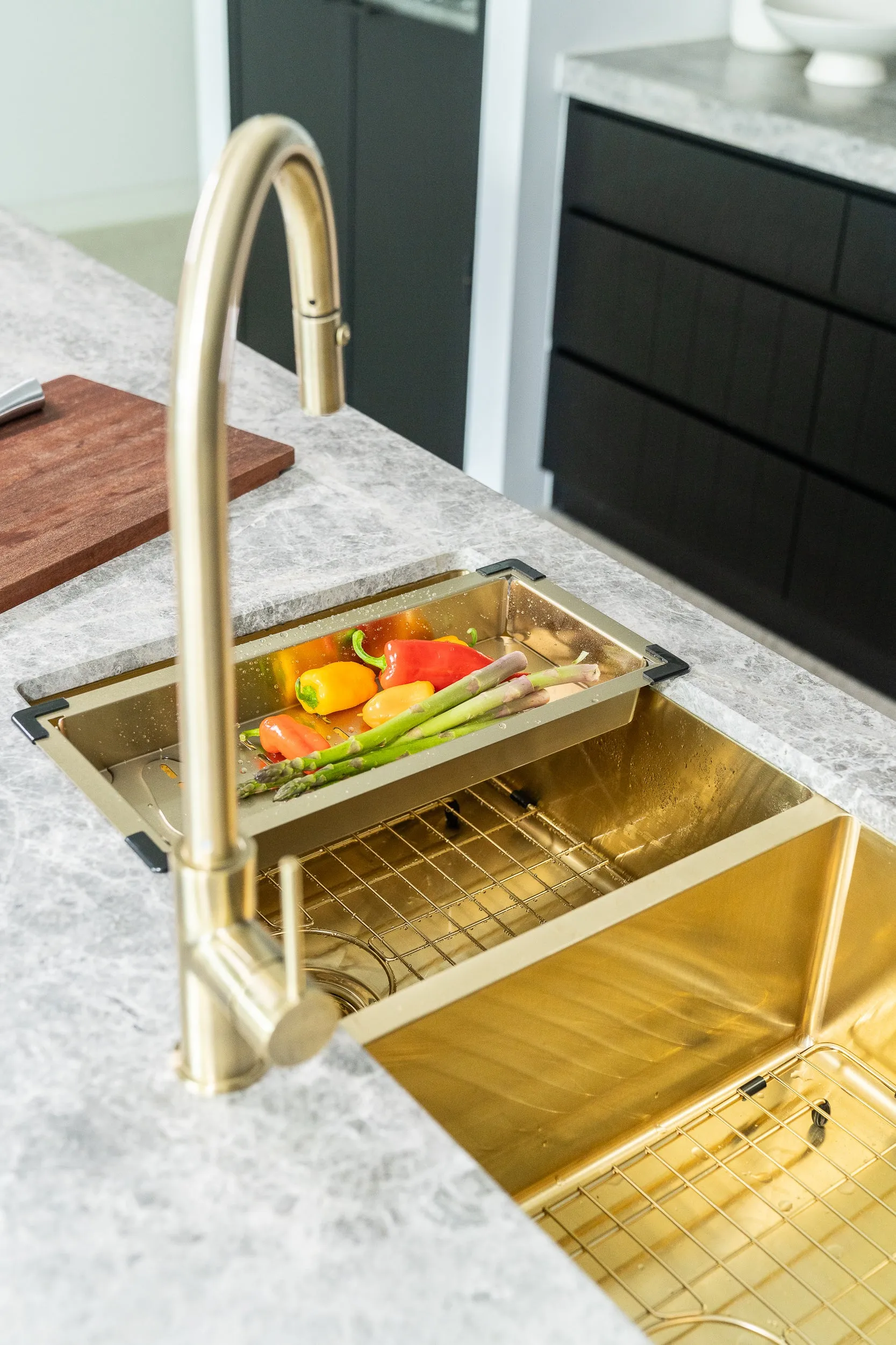 Lavello Protection Grid for MKSP-S840440D - Brushed Bronze Gold