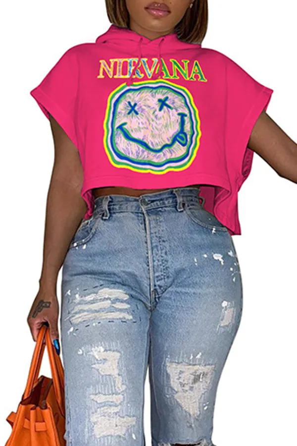 MB FASHION  Loose Hooded TShirt Women Short Sleeve Tee 8213LY XL AND XXL