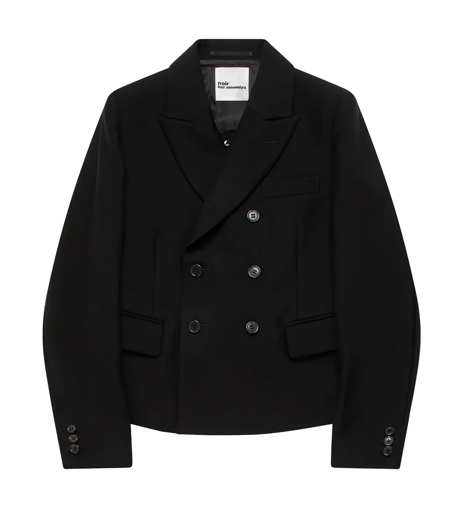 NOIR KEI NINOMIYA Jacket with Lace Up Detail on Back