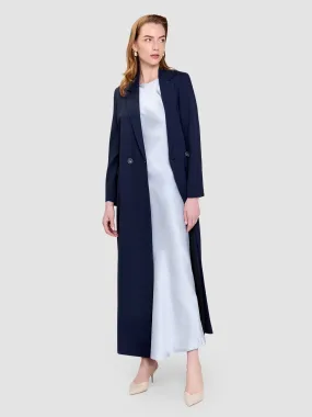 Noura Long Blazer - Dark Blue
