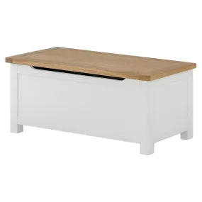 Padstow White Blanket Box