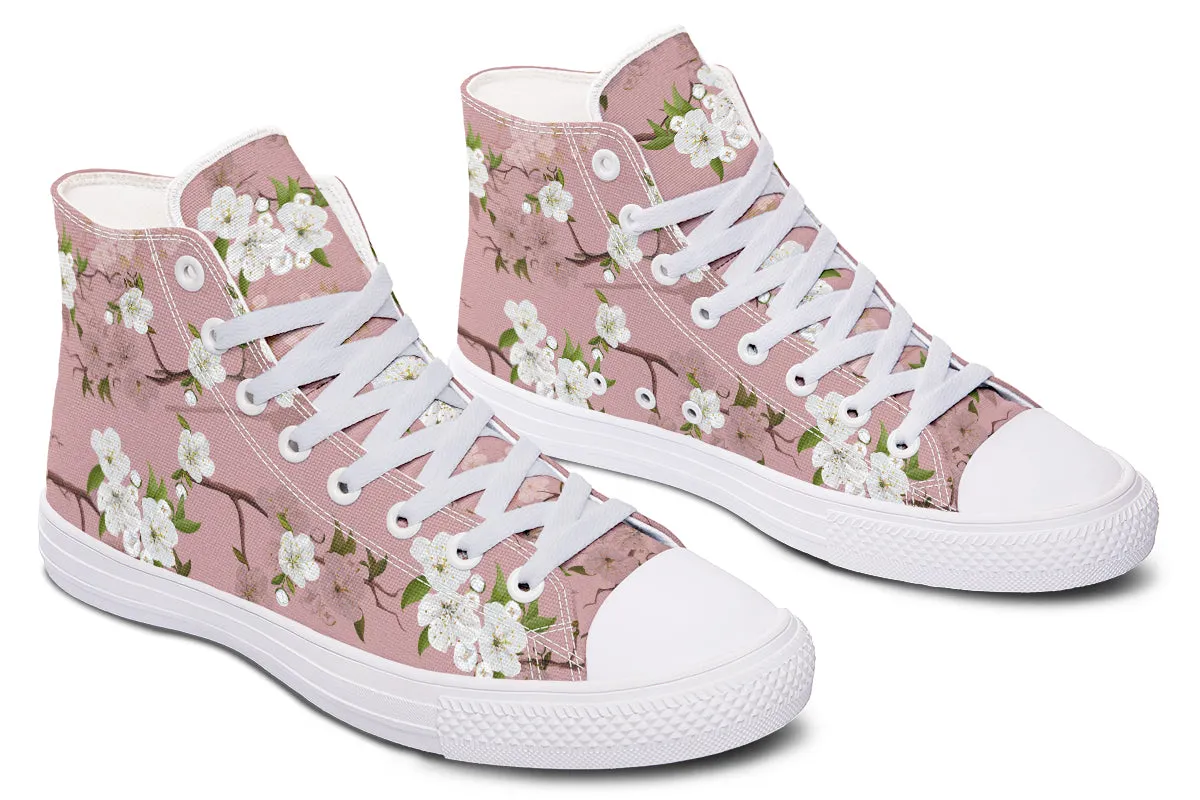 Peach Blossoms High Tops
