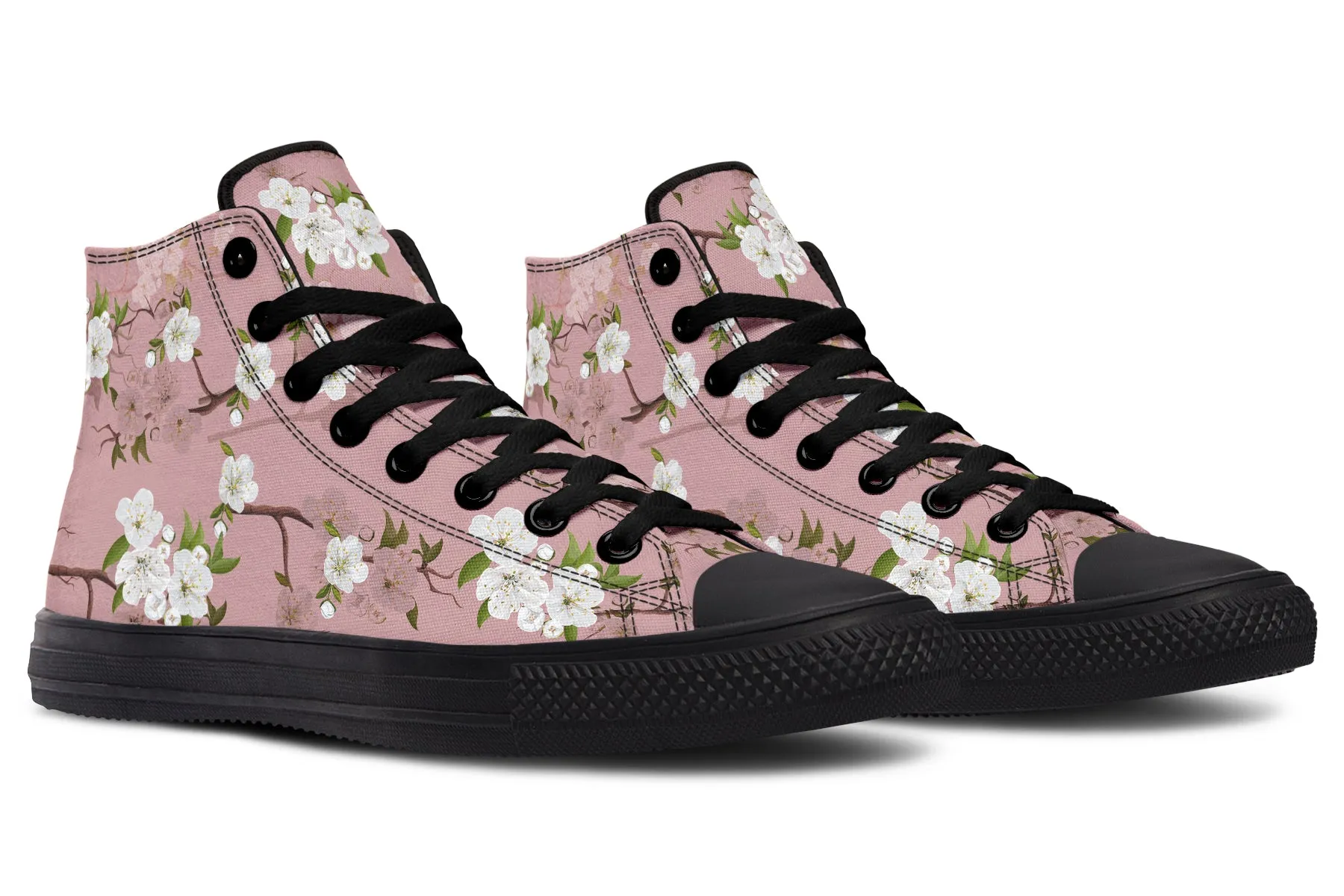 Peach Blossoms High Tops