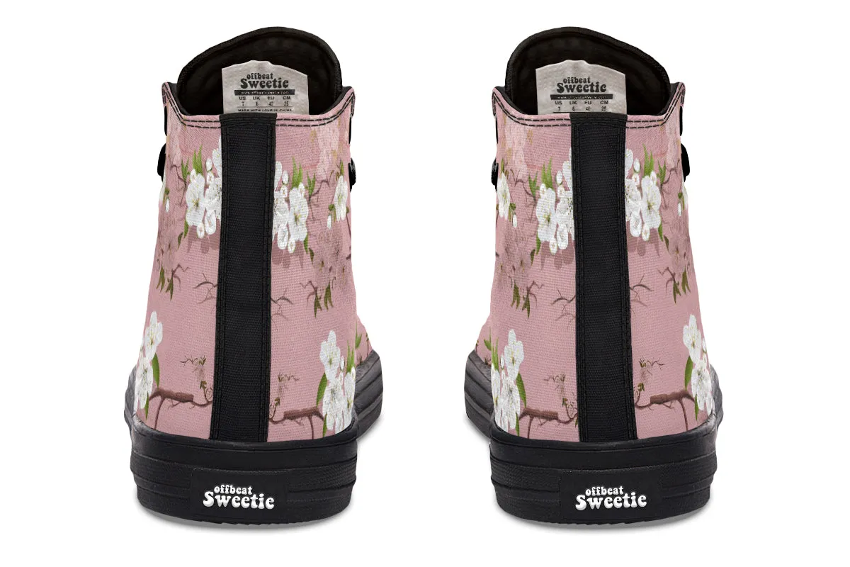 Peach Blossoms High Tops