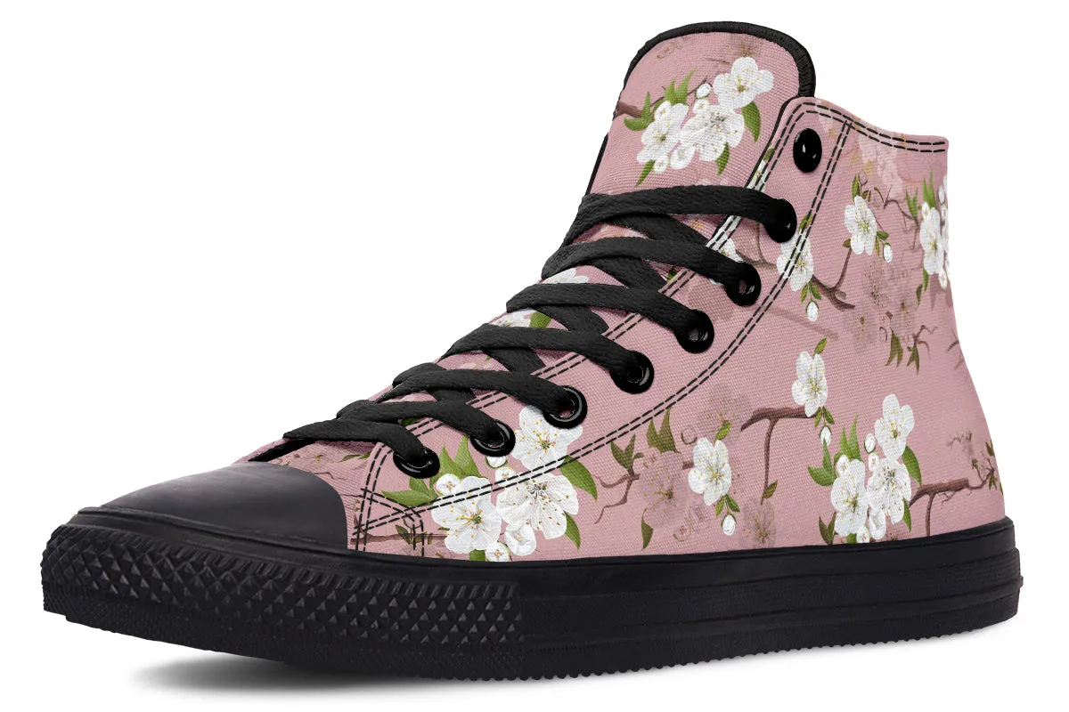 Peach Blossoms High Tops