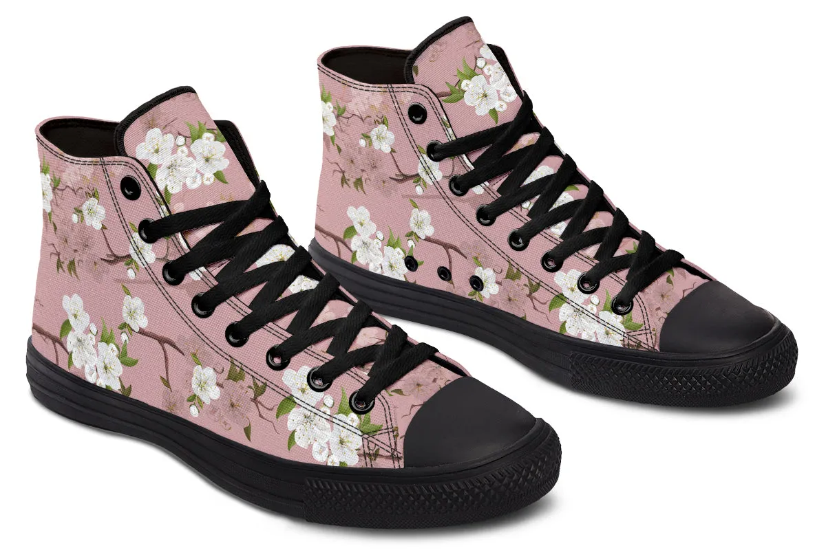 Peach Blossoms High Tops