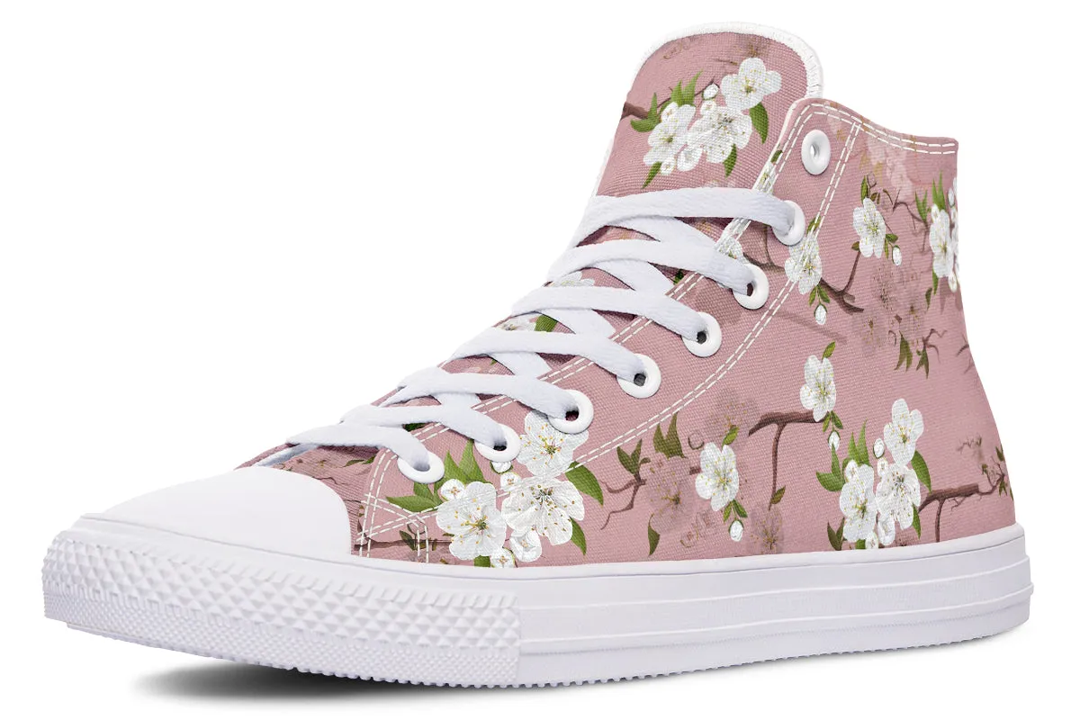 Peach Blossoms High Tops