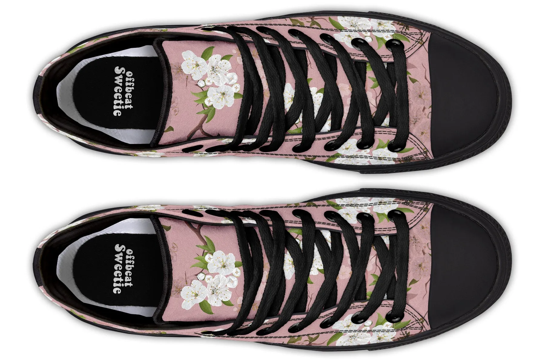 Peach Blossoms High Tops