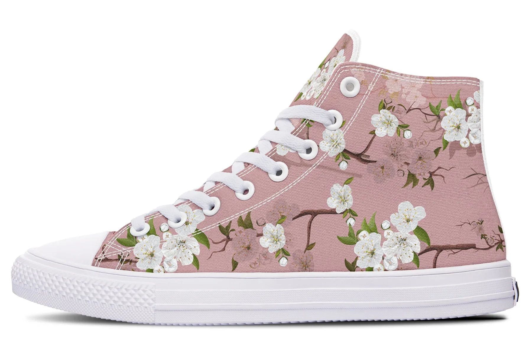 Peach Blossoms High Tops