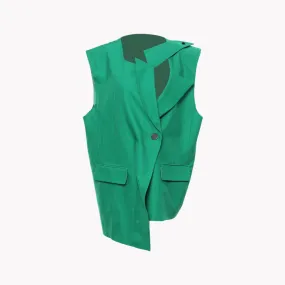 Pre Order:  Asymmetrical Sleeveless Vest