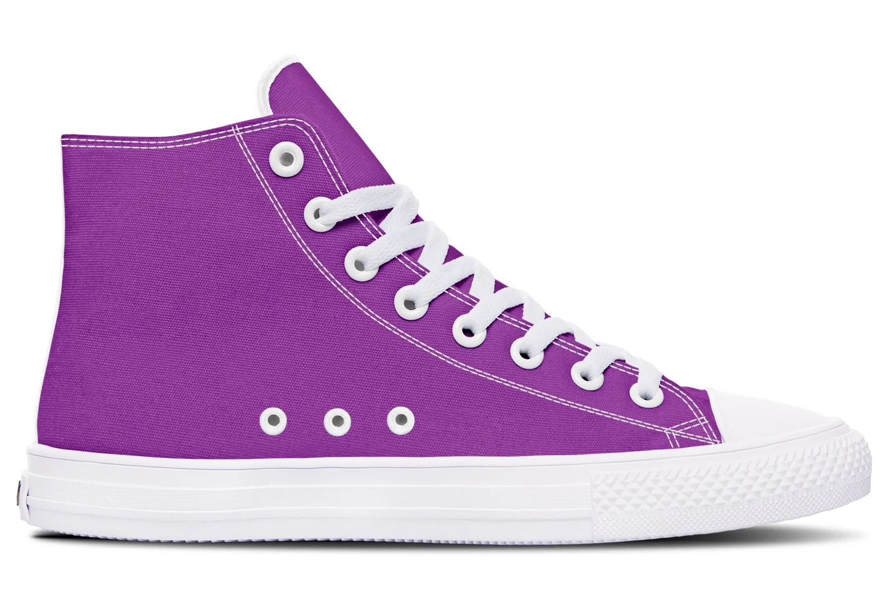Purple And Pink Mismatch High Tops