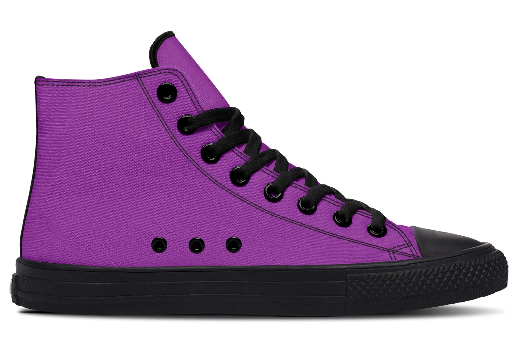 Purple And Pink Mismatch High Tops