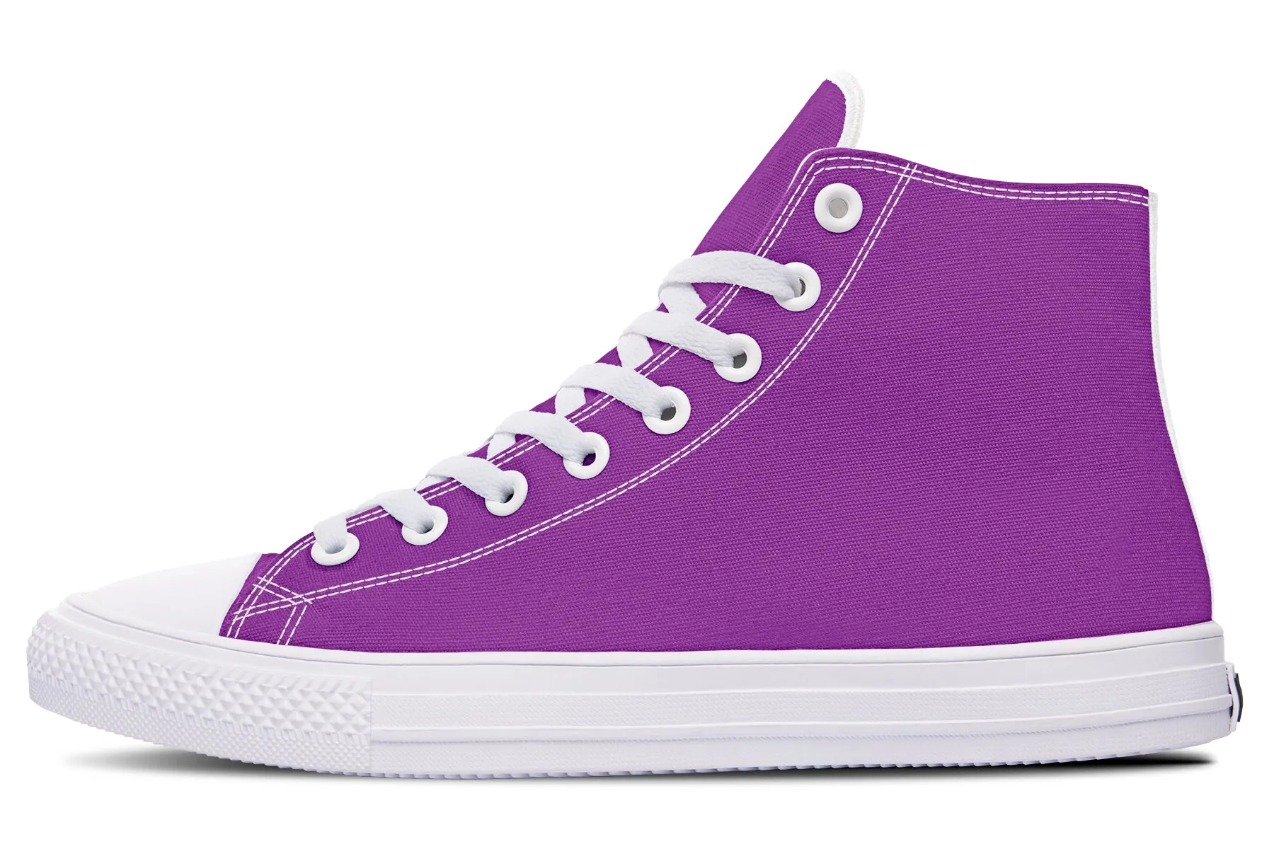 Purple And Pink Mismatch High Tops