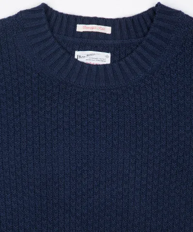 "Pineapple Knit" Crew