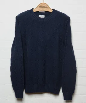 "Pineapple Knit" Crew