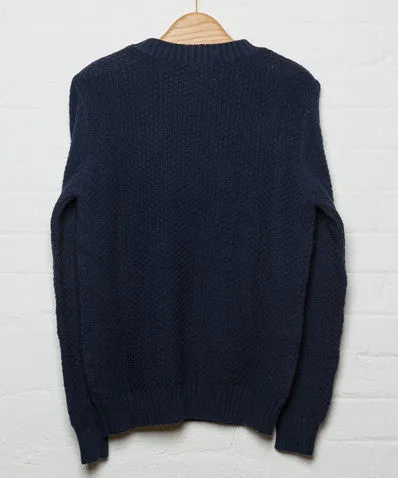 "Pineapple Knit" Crew