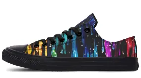 Rainbow Drips Low Tops