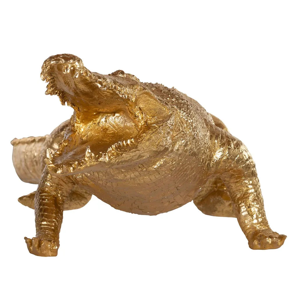 Richmond Interiors Crocodile Art Decoration - Large