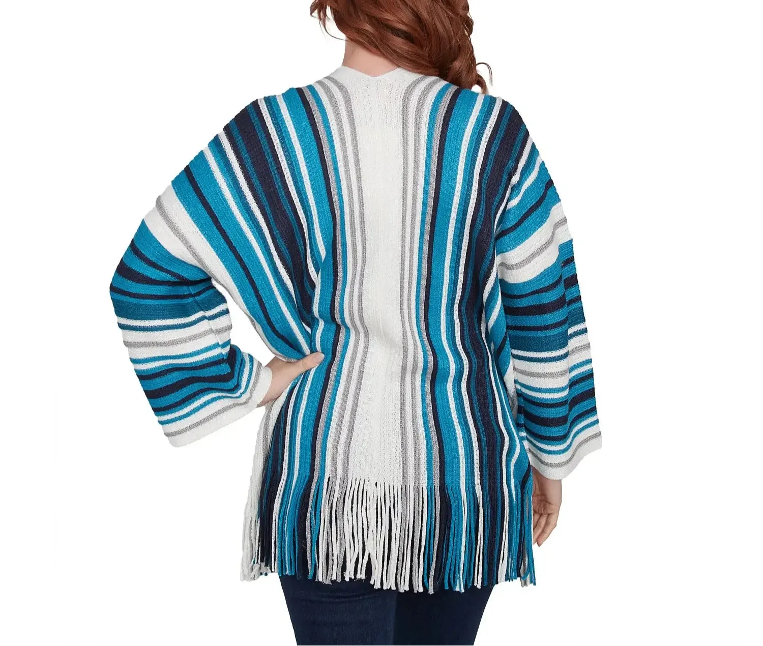 Ruby Rd. Womens Open-Front Wrap Sweater Cardigan
