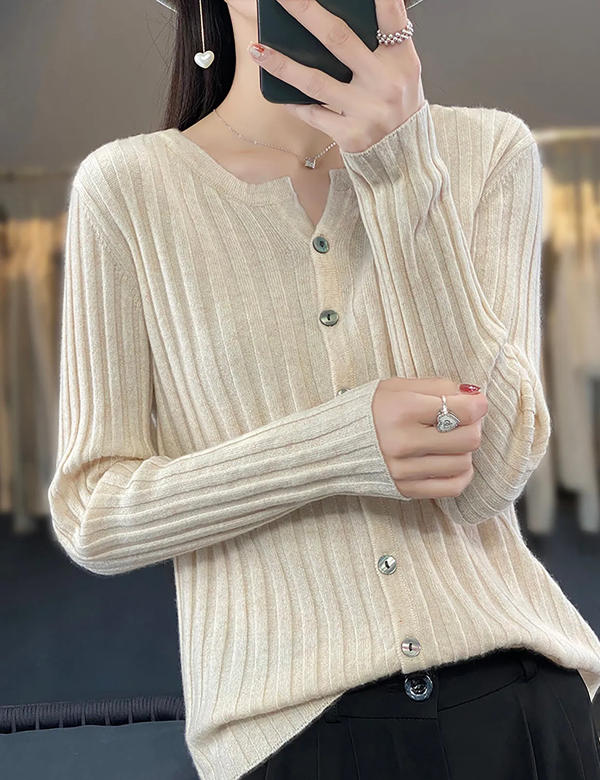 Sally Woman O Neck Sweater
