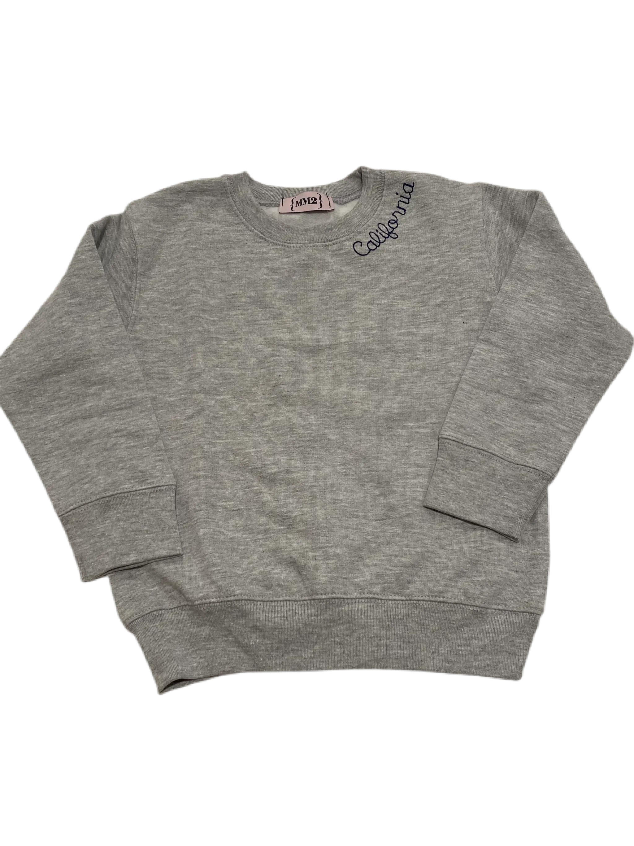School sweatshirts embroidered sweatshirt-youth sizes unisex