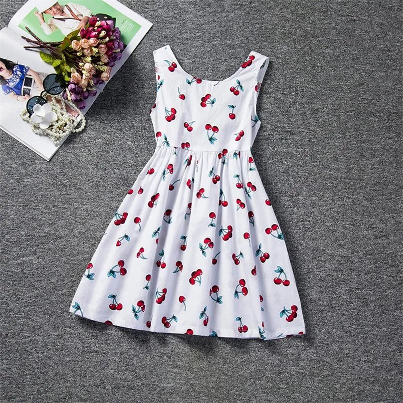 Summer Dresses For Girl 2019 Girls Clothing White Beading Princess Party Dress Elegant Ceremony 4 5 6 Years Teenage Girl Costume