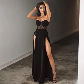 Susan Elegant Black Dress