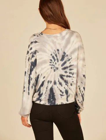 Swirl Tie Dye Long Sleeve Top