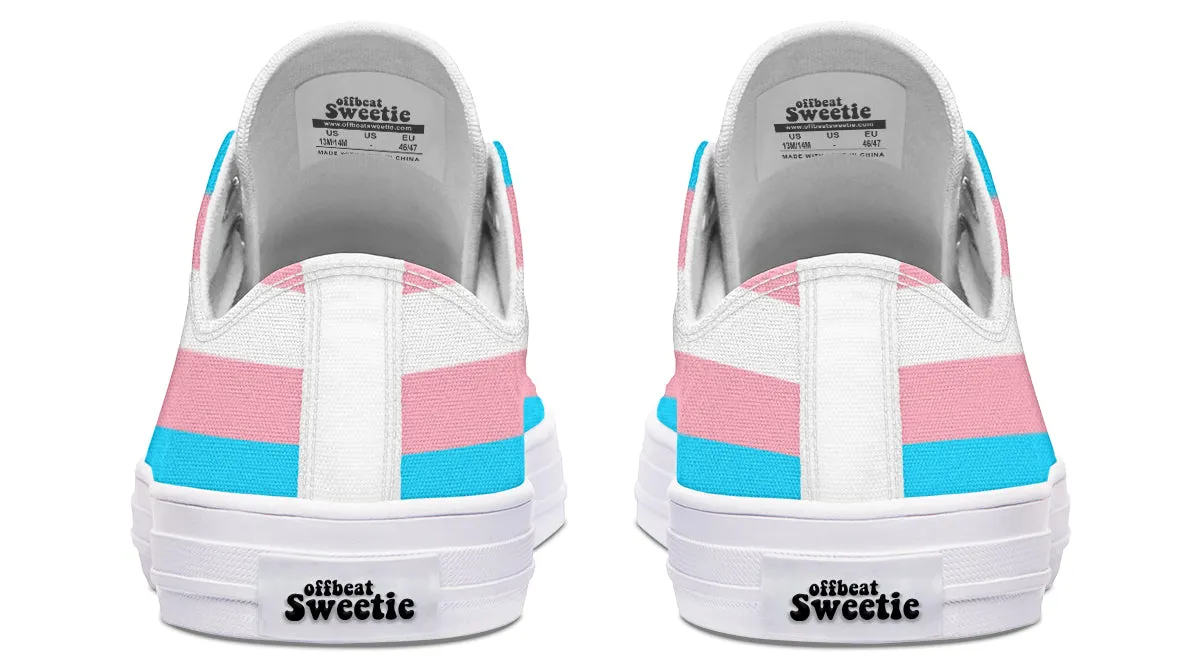 Trans Flag Low Tops