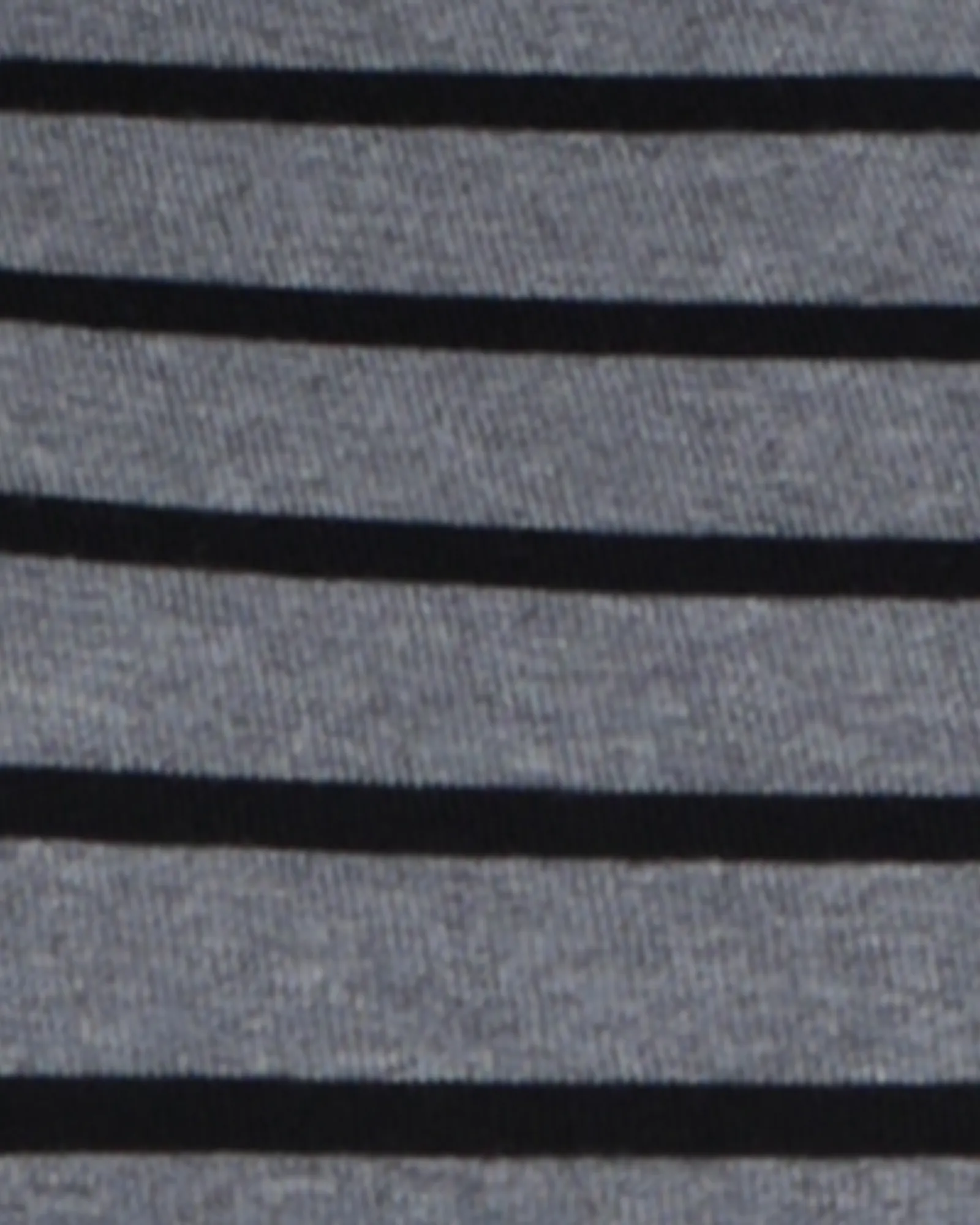 Vivi Striped Colorblock Tee | Charcoal Grey / Black
