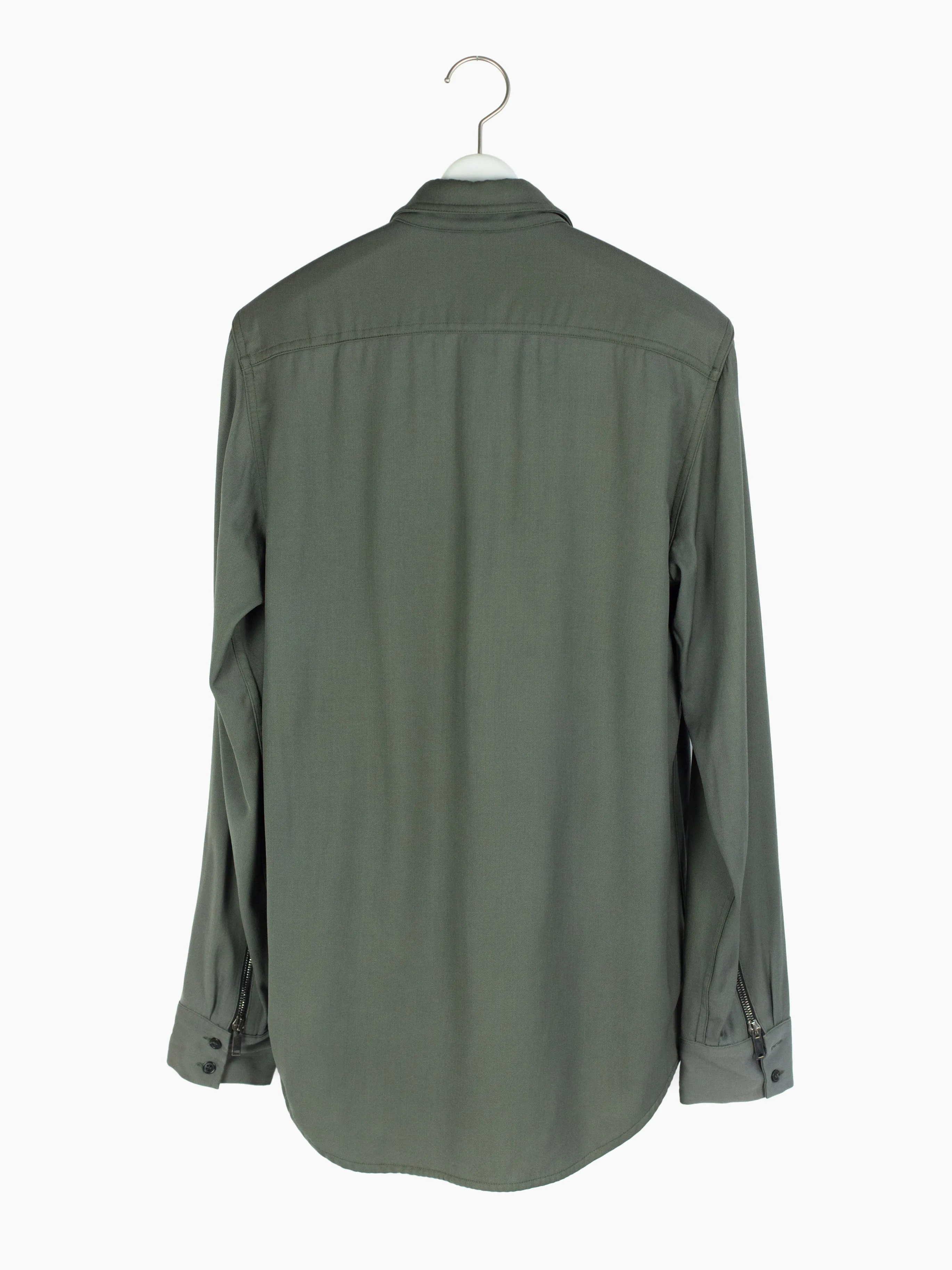 Yang Li Double Pocket Military Shirt